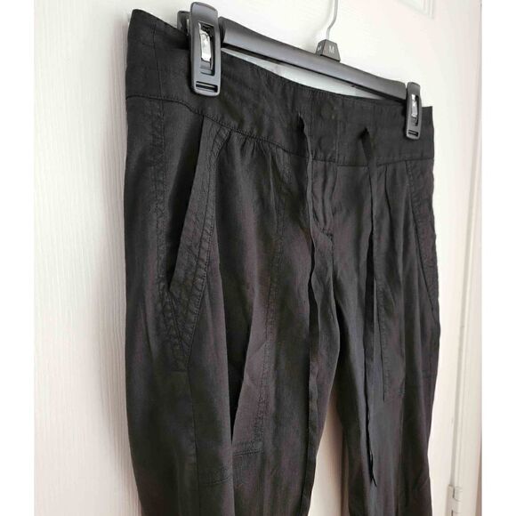 Theory Linen-Blend Jogger Pants 2 - Picture 4 of 9